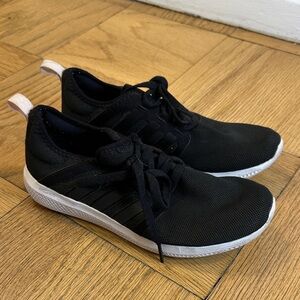 adidas Bounce Black and White Athletic Shoes